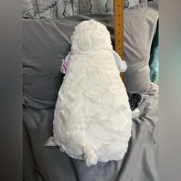 Animal Adventure Cream & Grey Faced Sheep with Gingham Hooves Plush - Picture 6 of 10